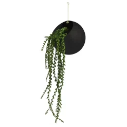 AYTM Globe bloempot, hangend, Ø 21 cm, zwart, aluminium