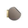 AYTM Globe wandpot, Ø 21 cm, grijsbruin, aluminium