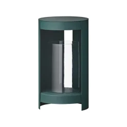 AYTM lantaarn Ora, donkergroen, hoogte 28,2 cm, glas, aluminium