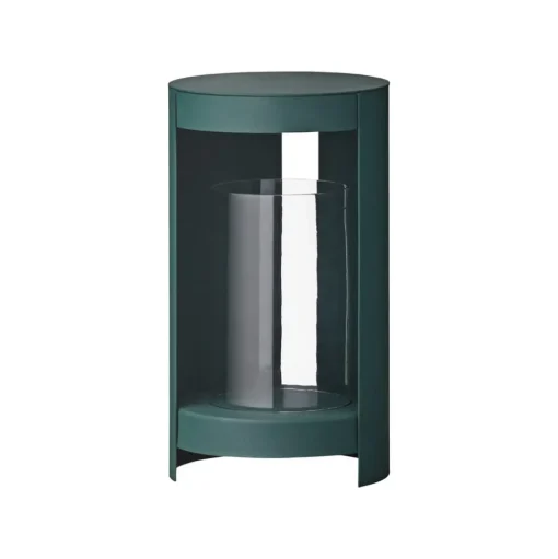 AYTM lantaarn Ora, donkergroen, hoogte 28,2 cm, glas, aluminium