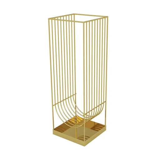 AYTM paraplubak Curva, goudkleurig, hoogte 56 cm, staal