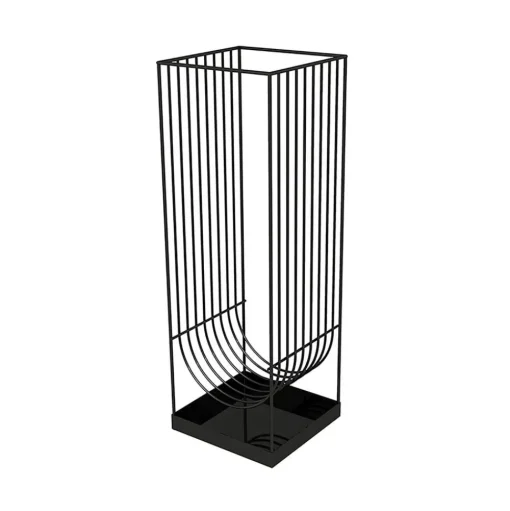 AYTM paraplubak Curva, zwart, hoogte 56 cm, staal