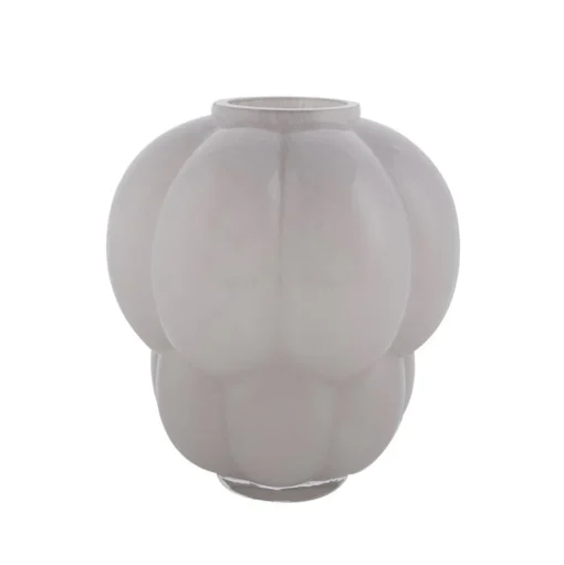 AYTM Uva vaas, Ø 26 cm, duifgrijs, glas, mondgeblazen