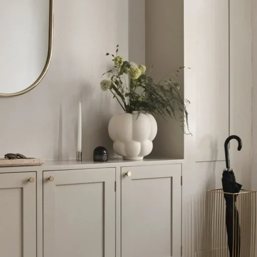AYTM Uva vaas, keramiek, wit, Ø 26 cm, druifvormig