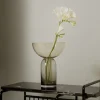 AYTM Vaas Torus, amberkleurig, Ø 25 cm, hoogte 33 cm, glas