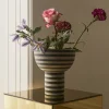 AYTM Varia vaas, zwart, Ø 23 cm, hoogte 24 cm, keramiek