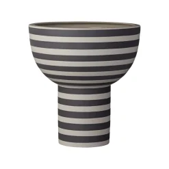 AYTM Varia vaas, zwart, Ø 23 cm, hoogte 24 cm, keramiek