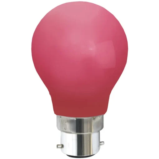 B22 0,9W LED lamp, rood