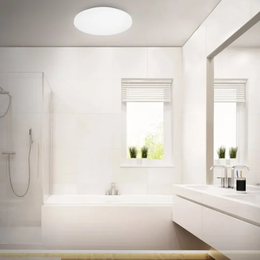 Badkamer plafondlamp Case voor de badkamer IP44 3.000K Ø 40cm