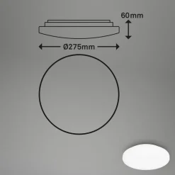 Badkamer plafondlamp Case voor de badkamer IP44 3.000K Ø 28cm