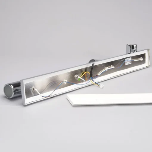 Badkamer plafondlamp Dejan, 85cm, 4-lamps, chroom, IP44