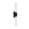 Badkamerpiegel lamp Klak Brilo, zwart, 47 cm