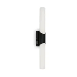Badkamerpiegel lamp Klak Brilo, zwart, 47 cm