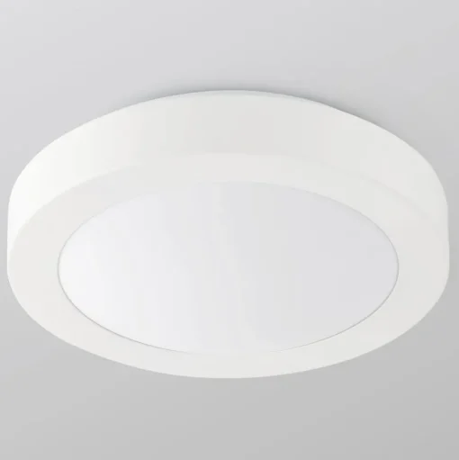 Badkamer-plafondlamp Logos, Ø 35 cm, wit