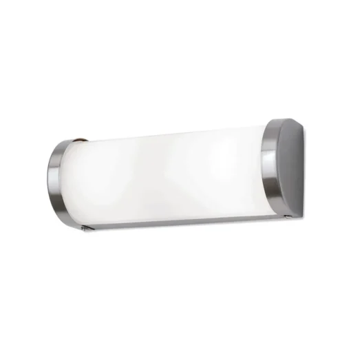 Badkamer-wandlamp VETI - 25,5 cm, nikkel
