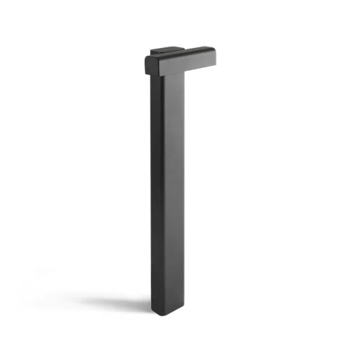 Balic LED sokkellamp, zwart, aluminium, hoogte 58 cm