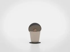 Batabano tafellamp Mite, zandkleur/zwart