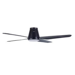 Beacon LED plafondventilator Aria CTC, zwart, 122 cm, stil