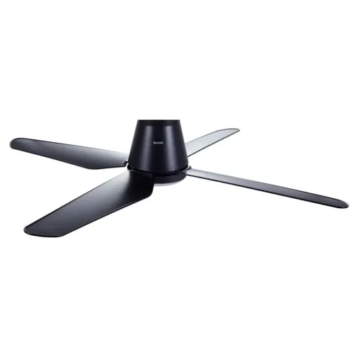 Beacon LED plafondventilator Aria CTC, zwart, 122 cm, stil