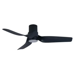 Beacon plafondventilator met licht Nautica, zwart, stil