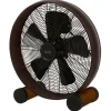 Beacon tafelventilator Breeze brons/walnoot, Ø 41 cm, stil