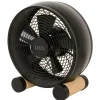 Beacon tafelventilator Breeze, zwart/as, Ø 20 cm, stil