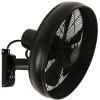 Beacon wandventilator Breeze, zwart, Ø 41 cm, stil