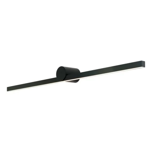 Beauty LED spiegellamp, breedte 101cm, zwart