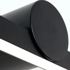 Beauty LED spiegellamp, breedte 61cm, zwart