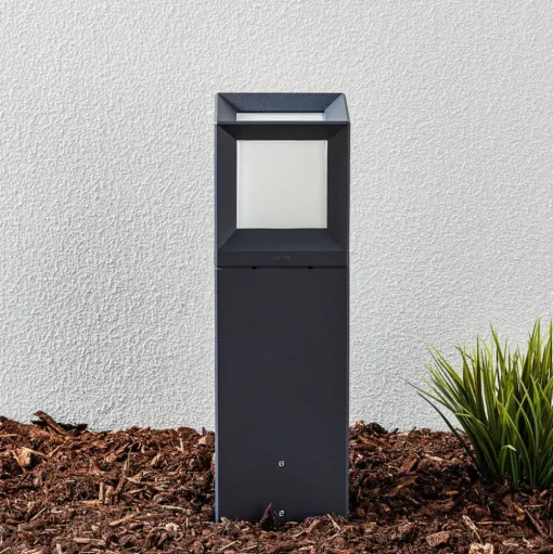 BEGA 84604 - LED sokkellamp in grafiet, 3.000 K