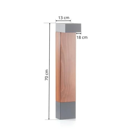BEGA 84498 LED tuinpadverlichting, grafiet, hoekig