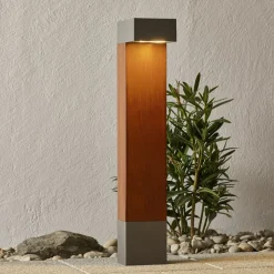 BEGA 84498 LED tuinpadverlichting, zilver, hoekig