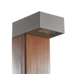 BEGA 84498 LED tuinpadverlichting, zilver, hoekig