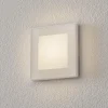 BEGA Accenta wandinbouw hoekig ring wit 160lm