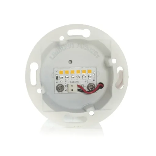 BEGA Accenta wandinbouw hoekig ring wit 160lm