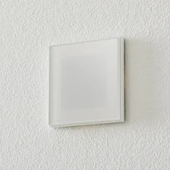 BEGA Accenta wandinbouw hoekig ring wit 315lm