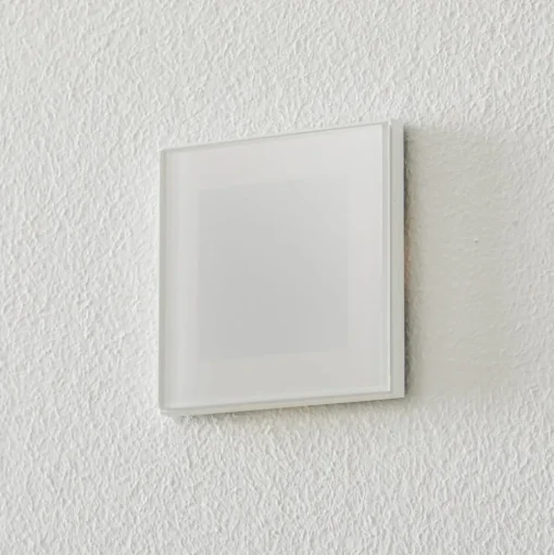 BEGA Accenta wandinbouw hoekig ring wit 315lm