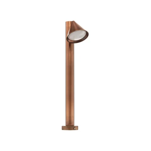 Bega 84072K3 Asymmetrische tuinpadverlichting van koper