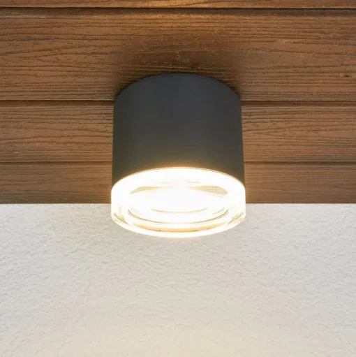 BEGA 66056K3 buiten plafondlamp grafiet 3.000K 62°
