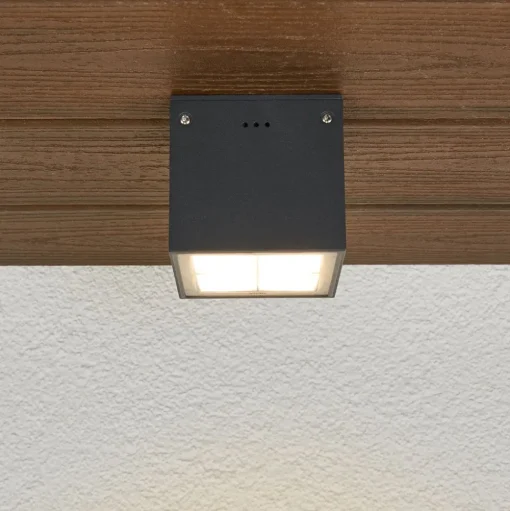 BEGA 66157K3 buiten plafondlamp grafiet 3.000K 38°