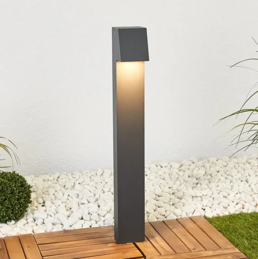 BEGA 77237K3 tuinlicht hoekig grafiet 3000K onder
