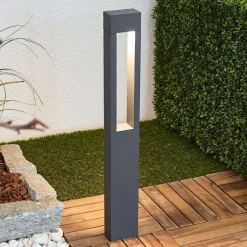 BEGA 77265K3 tuinlicht hoekig grafiet 3.000K open