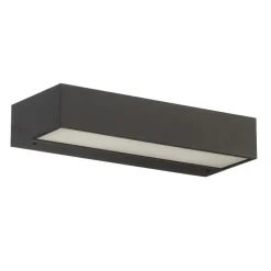 Bega LED buitenwandlamp 24472 K4, 4.000 K, grafiet, gegoten aluminium