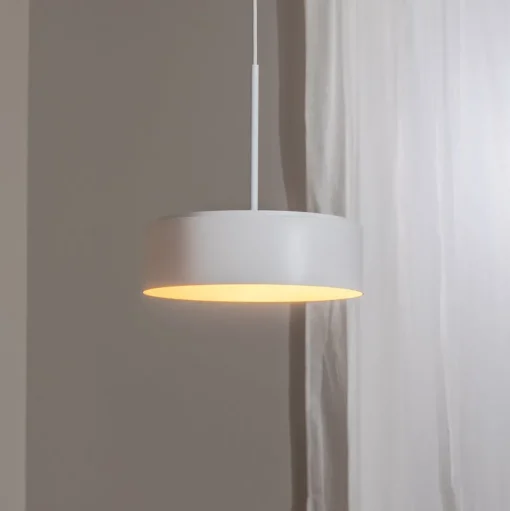 Bega LED hanglamp Studio Line, Ø 36 cm, wit-goud, DALI