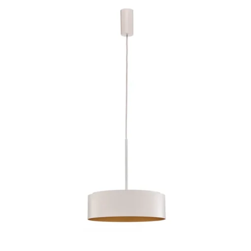 Bega LED hanglamp Studio Line, Ø 36 cm, wit-goud, DALI
