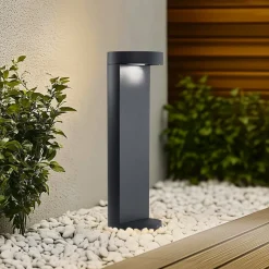 Bega LED sokkellamp 84749, grafiet, gegoten aluminium, glas