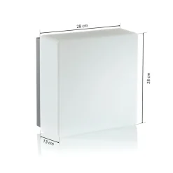 BEGA Lichtbouwsteen 66758K3 LED wandlamp, 28x28 cm