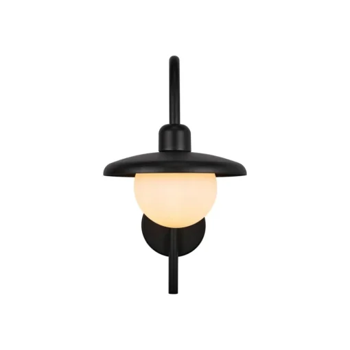 Berlo buitenwandlamp, zwart