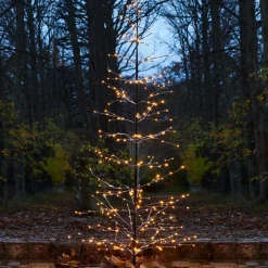 Besneeuwde Glitzer LED boom Isaac