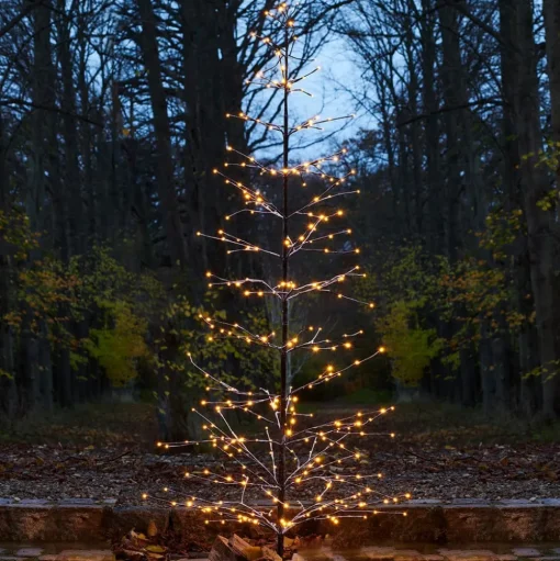 Besneeuwde Glitzer LED boom Isaac
